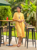 Kaftan Cotton Yellow Stripes - Pinklay