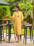 Kaftan Cotton Yellow Stripes - Pinklay