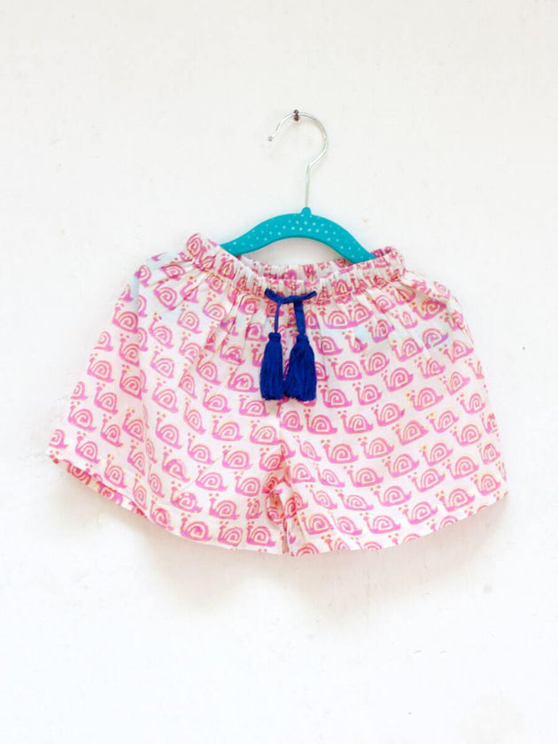 Polka Love Organic Cotton Top & Shorts Set - Pinklay