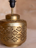 Pratap Cutwork Metal Lamp Base - Pinklay