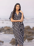 Maya Memsaab Black Modal Kaftan Dress