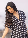 Maya Memsaab Black Modal Kaftan Dress
