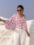 Polka Polka Poncho Shirt Top