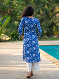 Ruhi Cotton Long Kurta - Pinklay