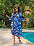 Ruhi Cotton Long Kurta - Pinklay