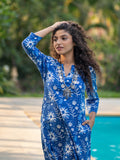 Ruhi Cotton Long Kurta - Pinklay