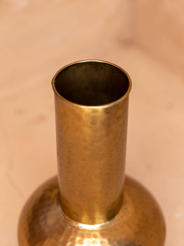 Aftab Hammered Metal Vase | Pinklay