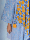 Banjaaran Block Printed Waterfall Reversible Shrug