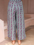 Floral Dream Modal Silk Palazzo | Pinklay