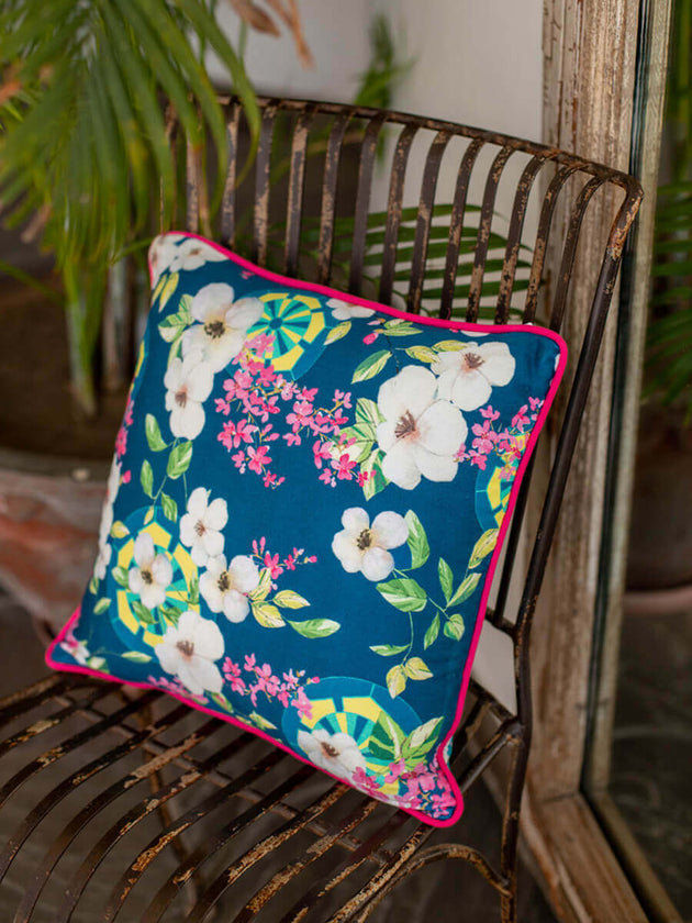 Sumire Cotton Cushion Cover - 16 Inch