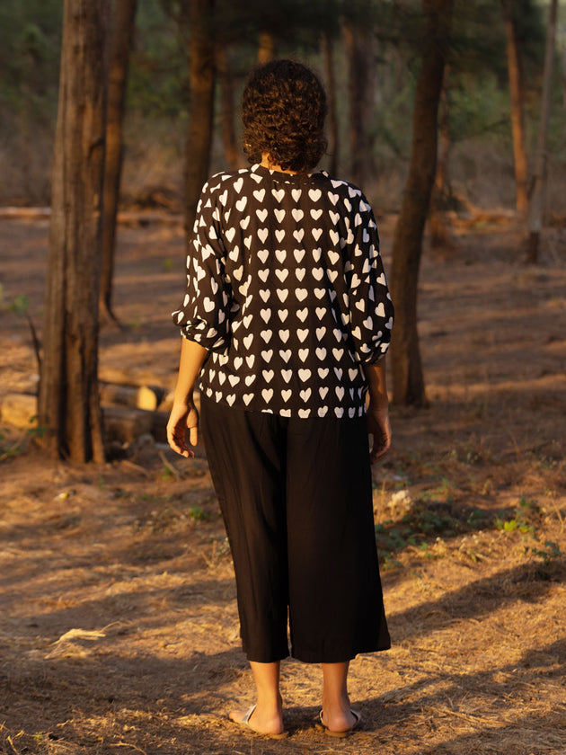 Devi Black Co-ord Set of 2