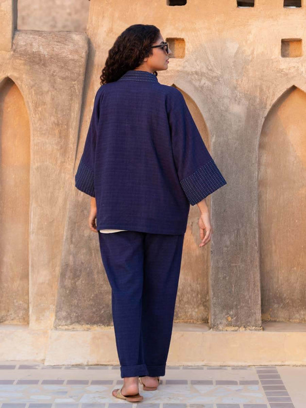 Voyager Kantha Kimono Jacket | Pinklay