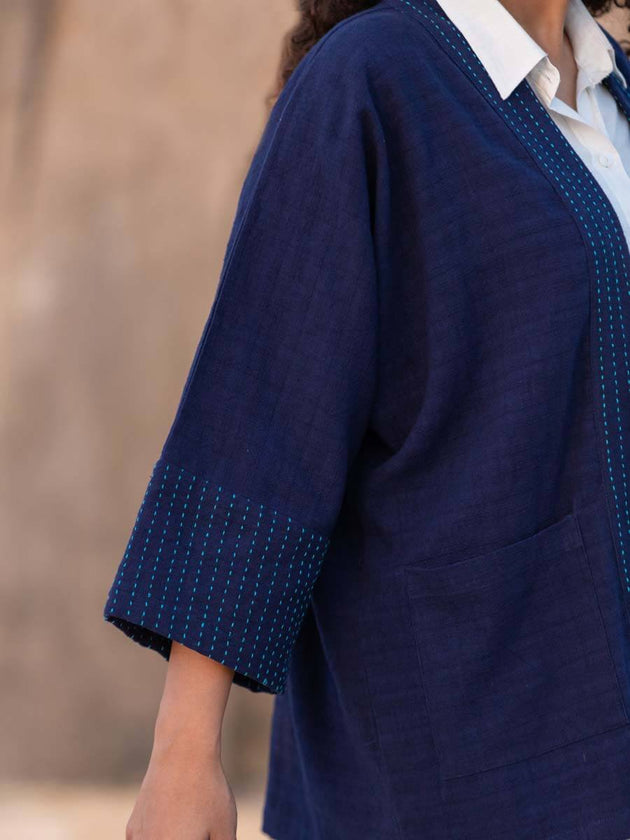 Voyager Kantha Kimono Jacket | Pinklay