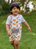 Tiny Cubs Organic Cotton Dungarees | Pinklay