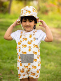 Tiny Cubs Organic Cotton Dungarees | Pinklay