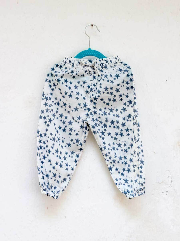 Twinkle Stars Organic Cotton Comfort Pants - Pinklay