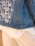 Vagabond Daabu Block Printed Demin Jacket | Pinklay