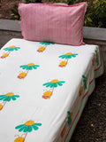 Bumblebee Organic Cotton Bedsheet - Pinklay