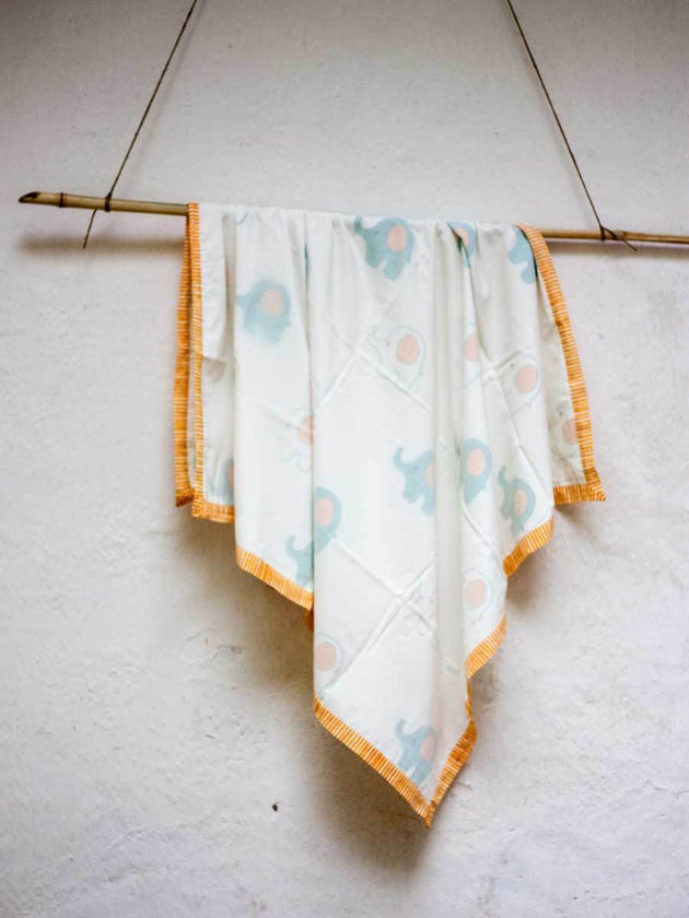Appu Organic Cotton Dohar for Infants - Pinklay