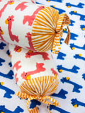 Pink Giraffe Organic Cotton Infant Bolster - Set of 2 - Pinklay