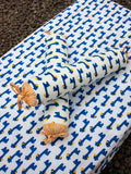 Blue Giraffe Organic Cotton Infant Bolster - Set of 2 - Pinklay
