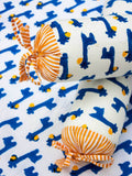 Blue Giraffe Organic Cotton Infant Bolster - Set of 2 - Pinklay