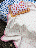 Pink Giraffe Organic Cotton Infant Pillow - Pinklay