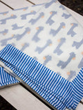 Blue Giraffe Organic Cotton Dohar for Infants - Pinklay