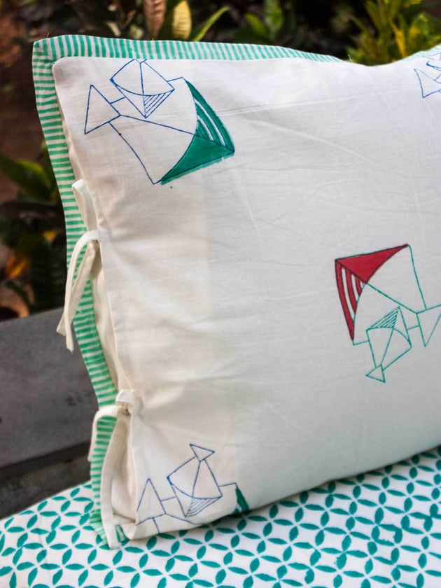 Kite Organic Cotton Bedsheet - Pinklay